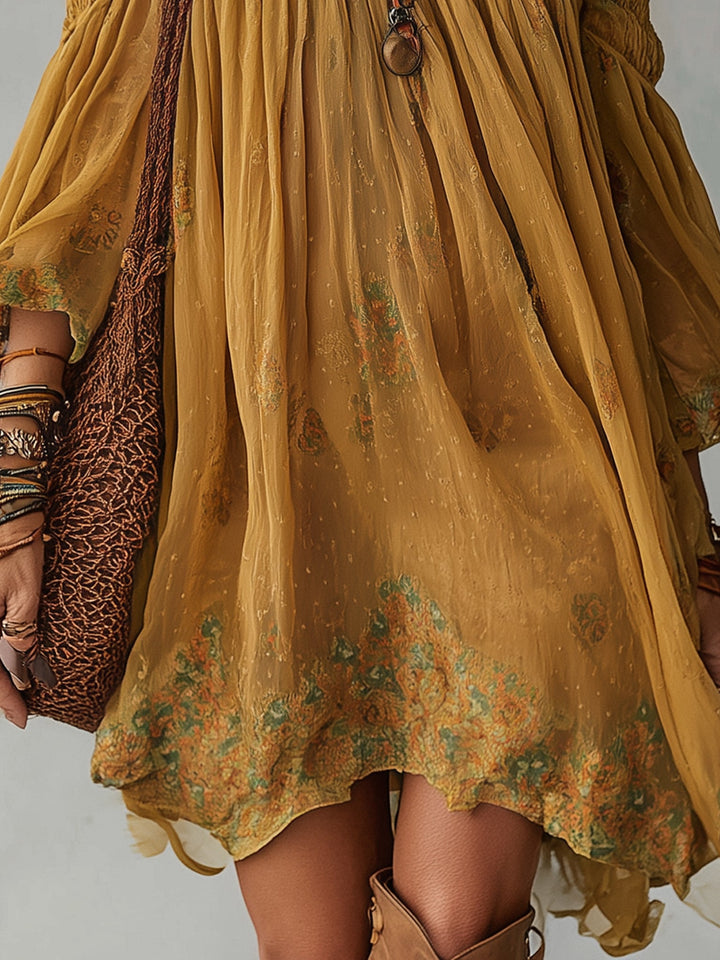 Mira Off-Shoulder Mini Dress