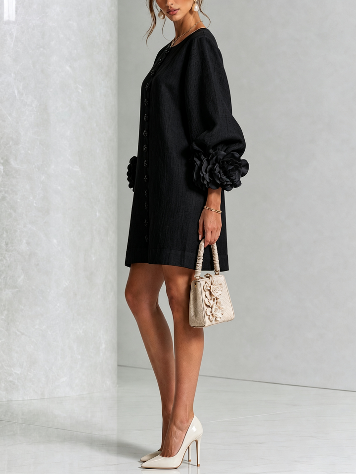 Clara Floral Button-down Mini Dress