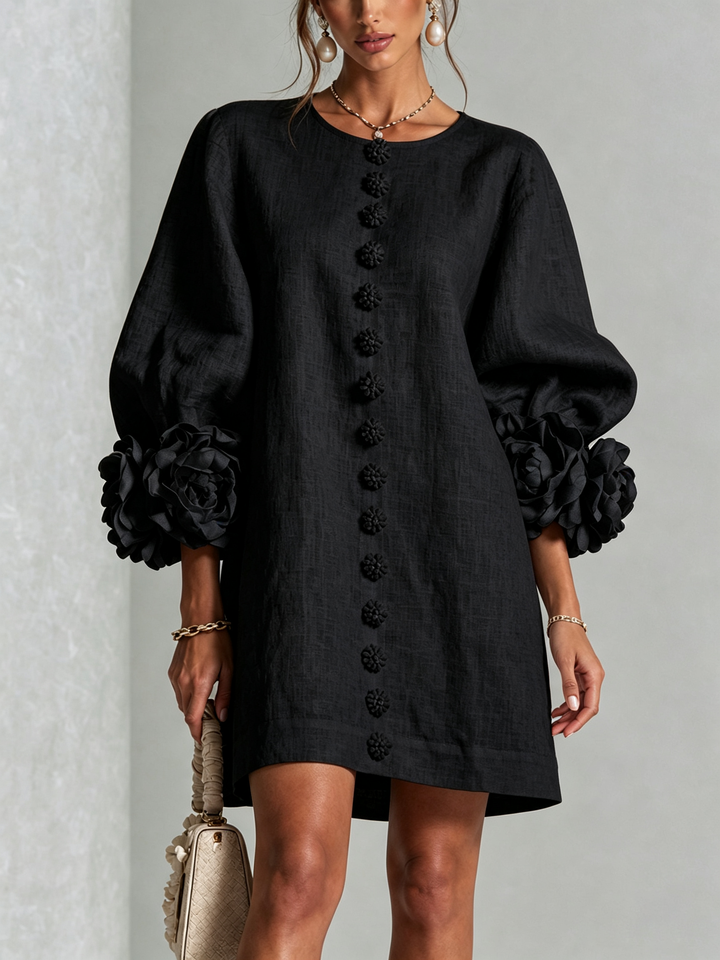Clara Floral Button-down Mini Dress