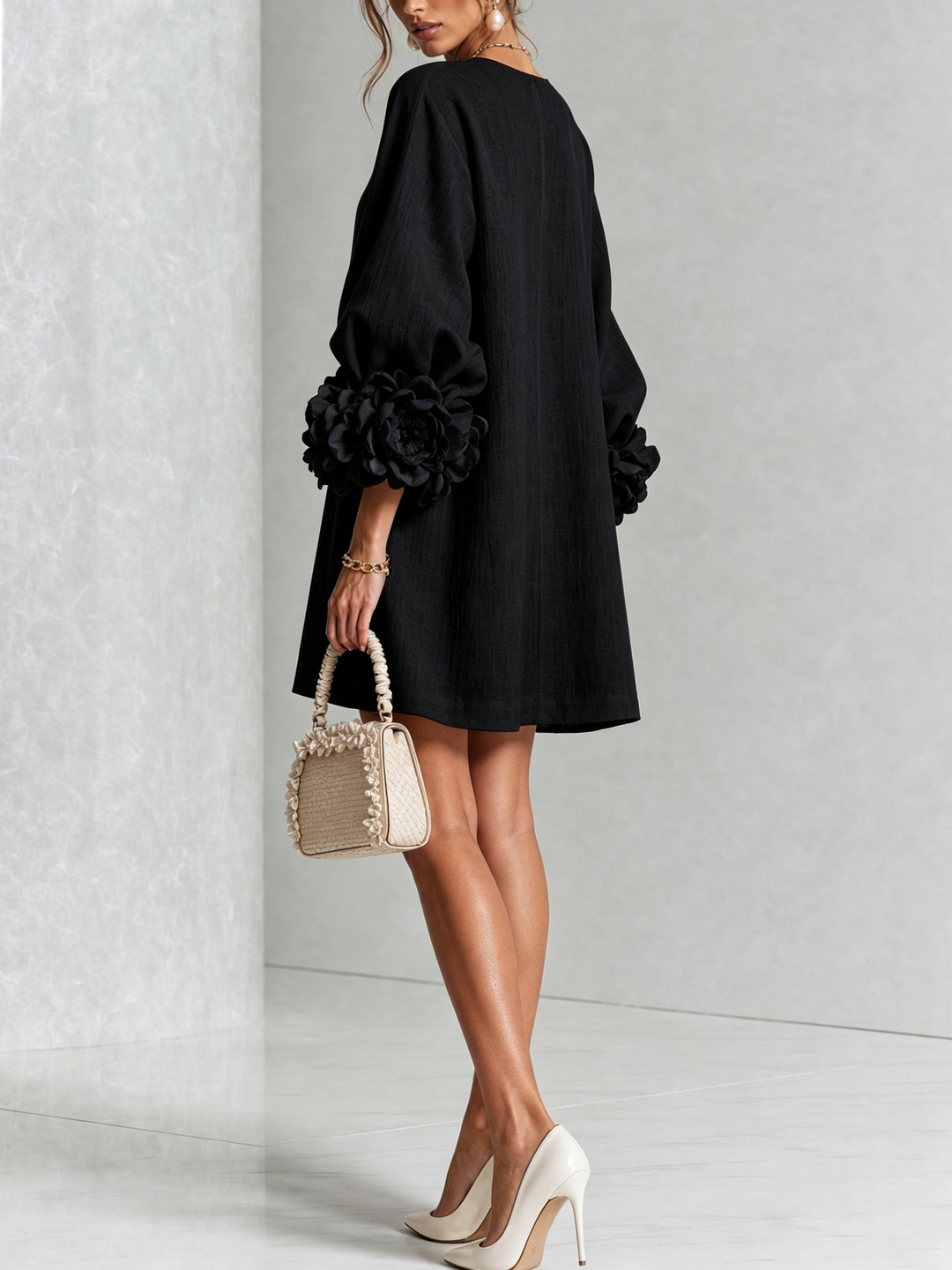 Clara Floral Button-down Mini Dress