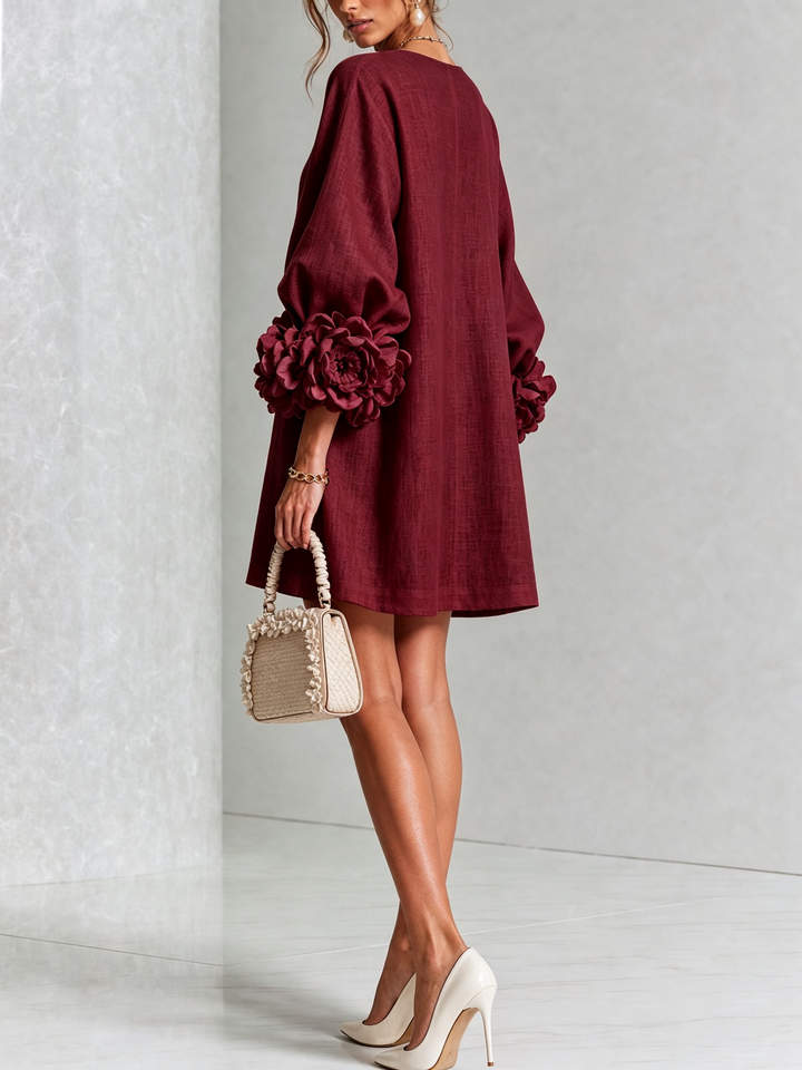 Clara Floral Button-down Mini Dress
