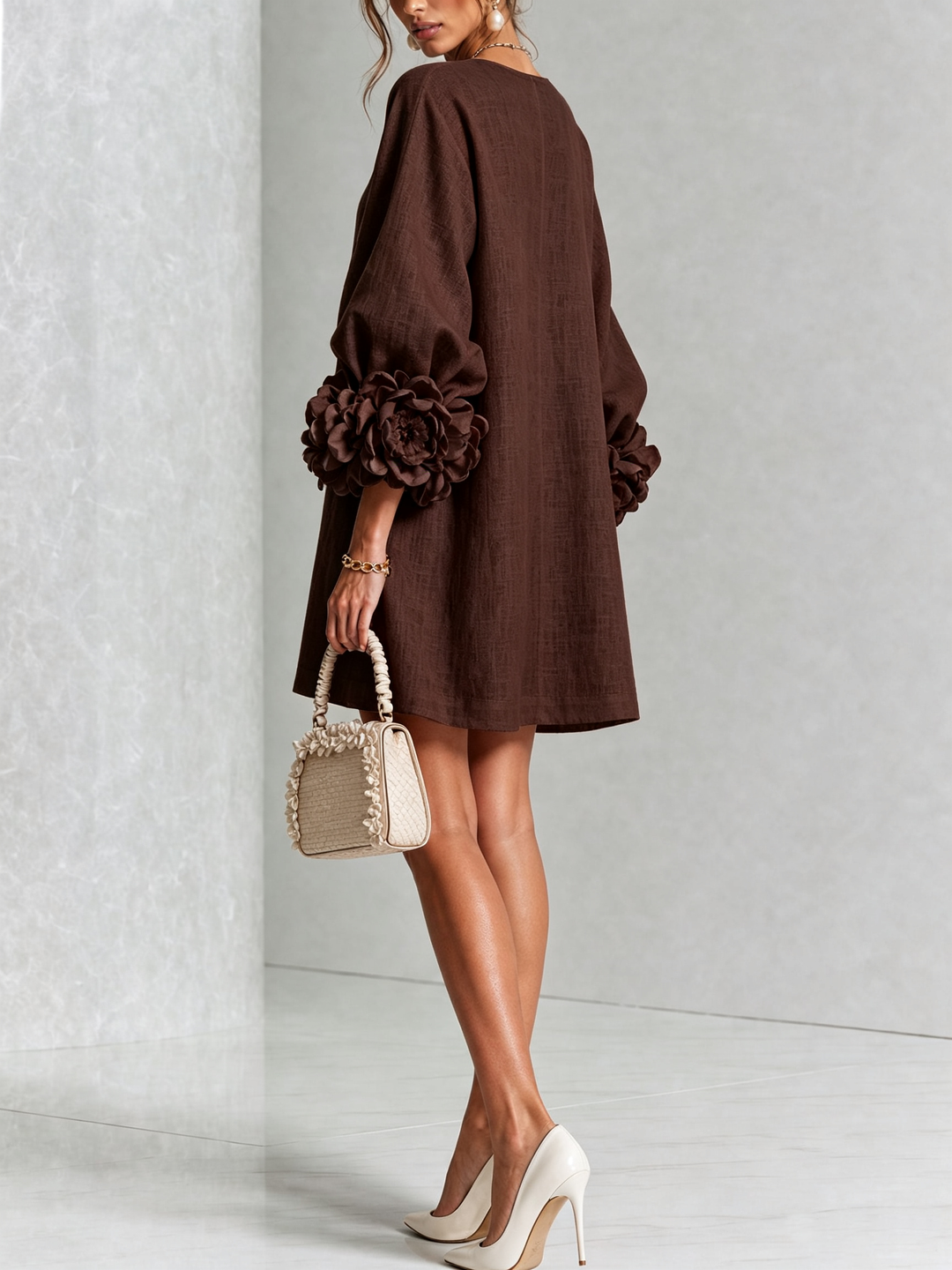 Clara Floral Button-down Mini Dress
