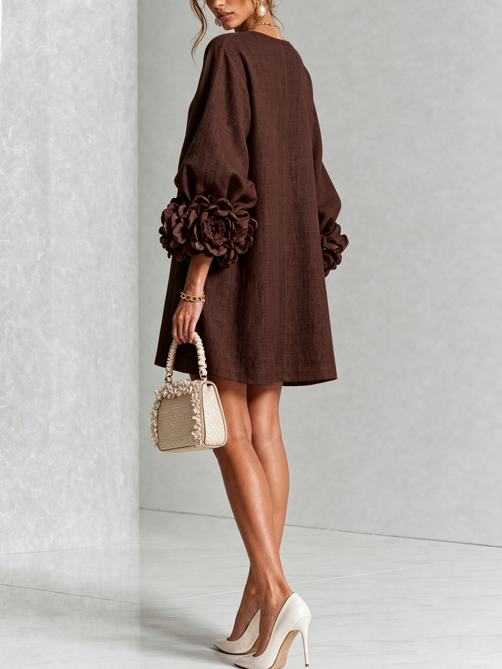Clara Floral Button-down Mini Dress