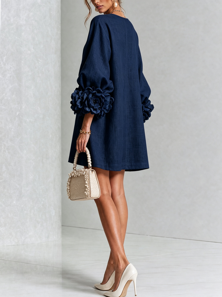 Clara Floral Button-down Mini Dress