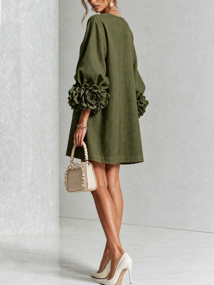 Clara Floral Button-down Mini Dress