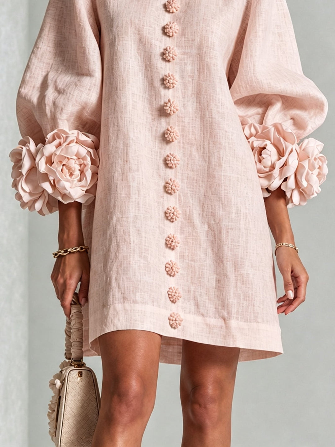 Julia Floral Button-down Mini Dress