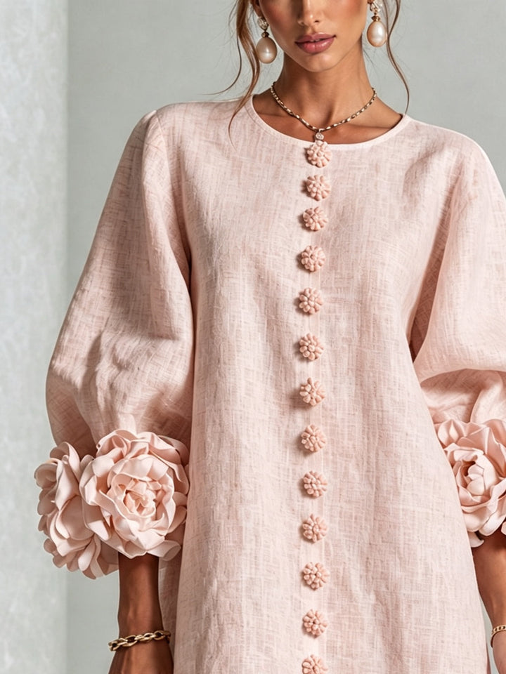 Julia Floral Button-down Mini Dress