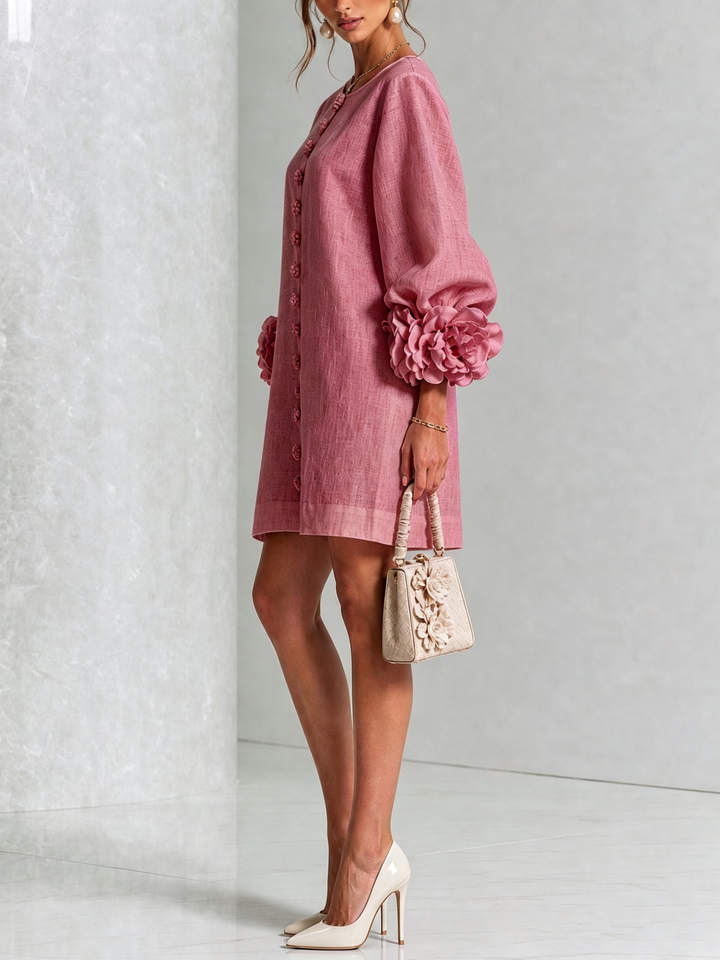 Clara Floral Button-down Mini Dress