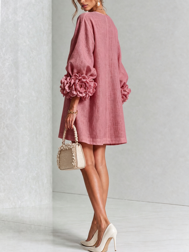 Clara Floral Button-down Mini Dress