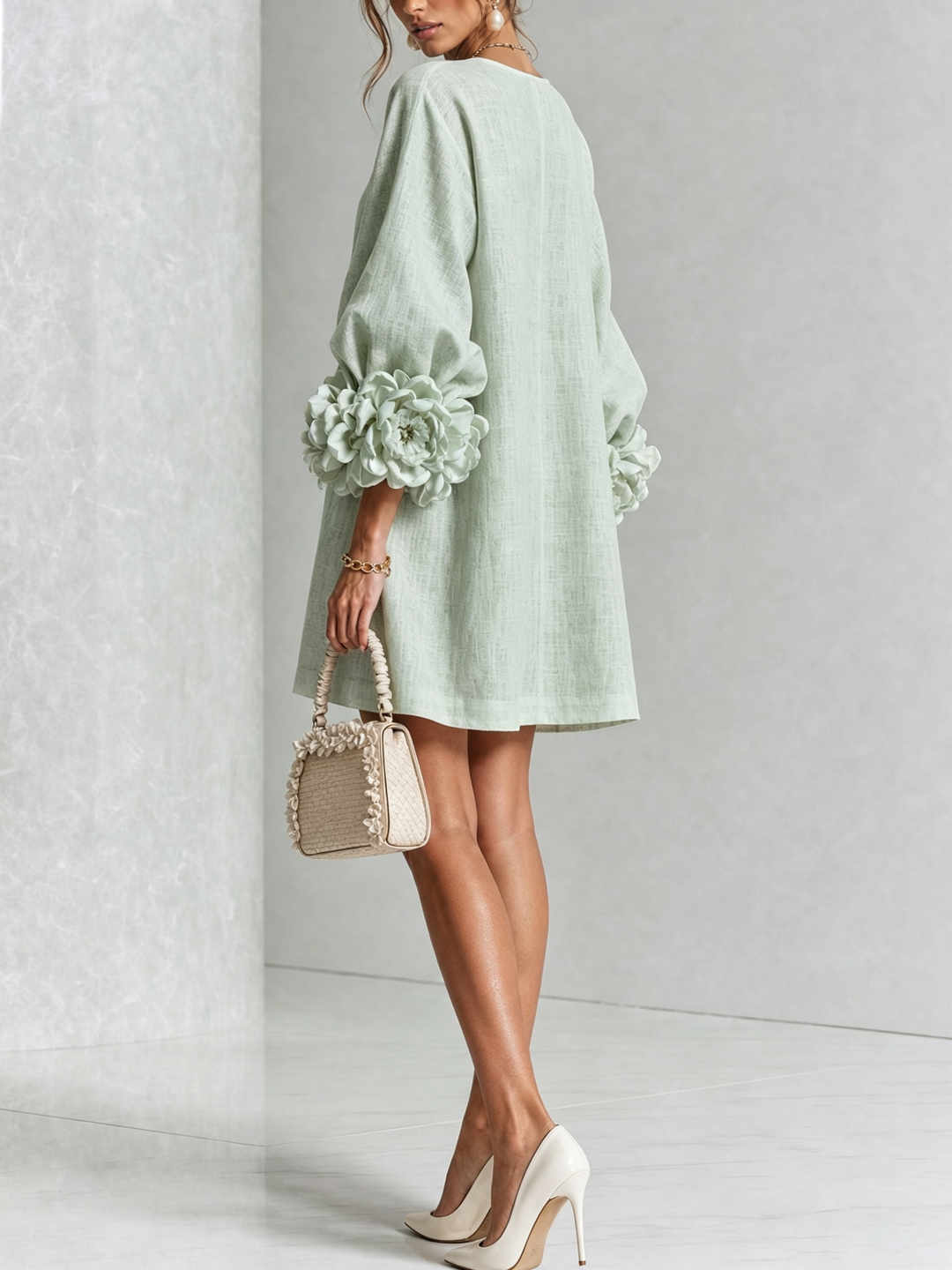 Clara Floral Button-down Mini Dress
