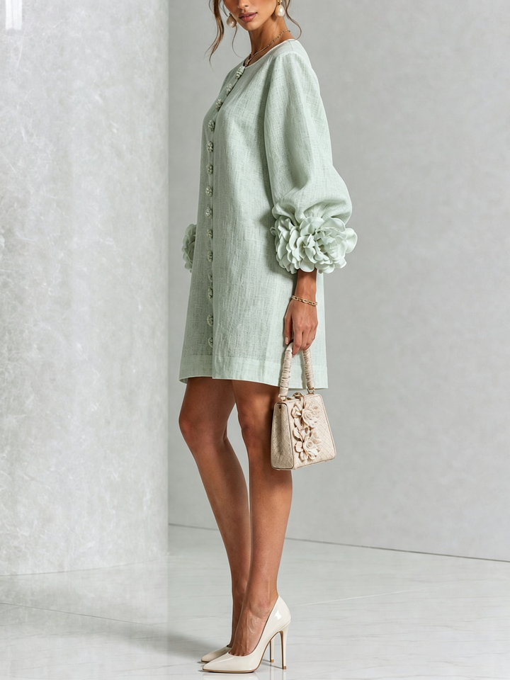 Clara Floral Button-down Mini Dress