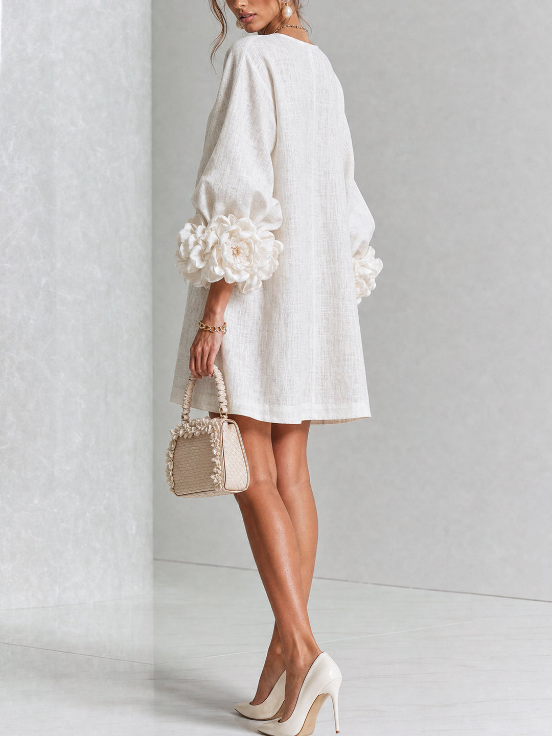 Clara Floral Button-down Mini Dress