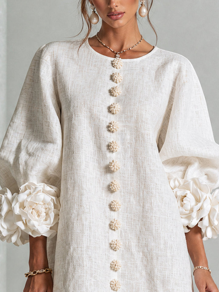 Clara Floral Button-down Mini Dress