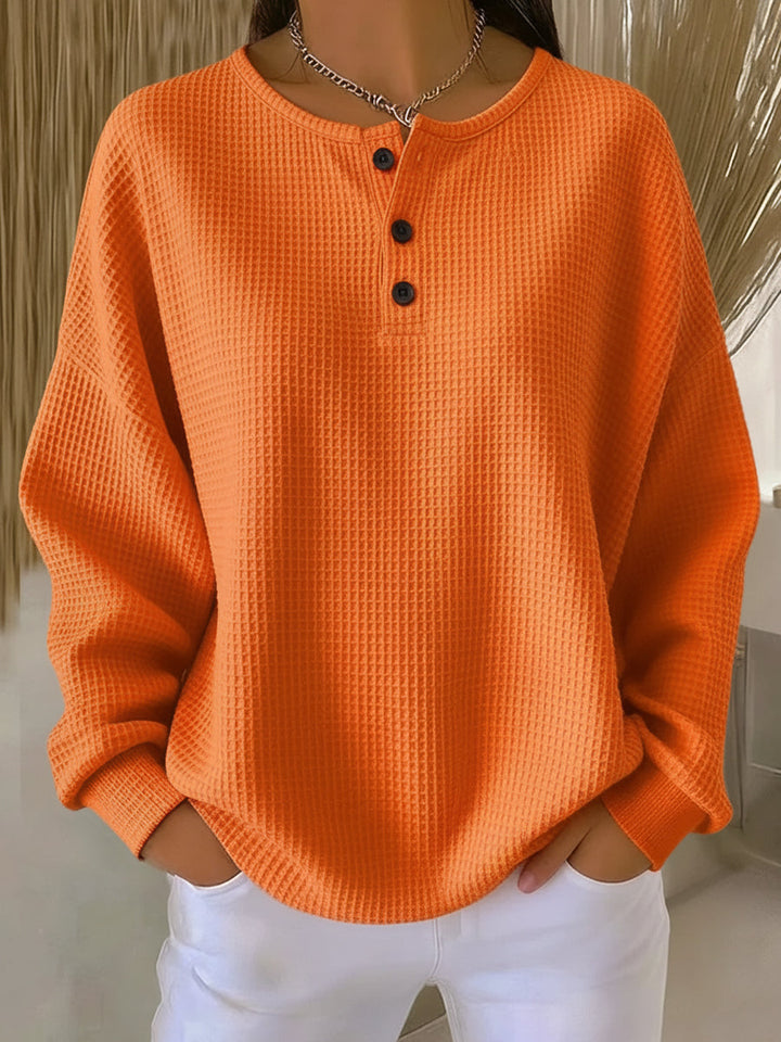 Ellis Waffle Henley Top