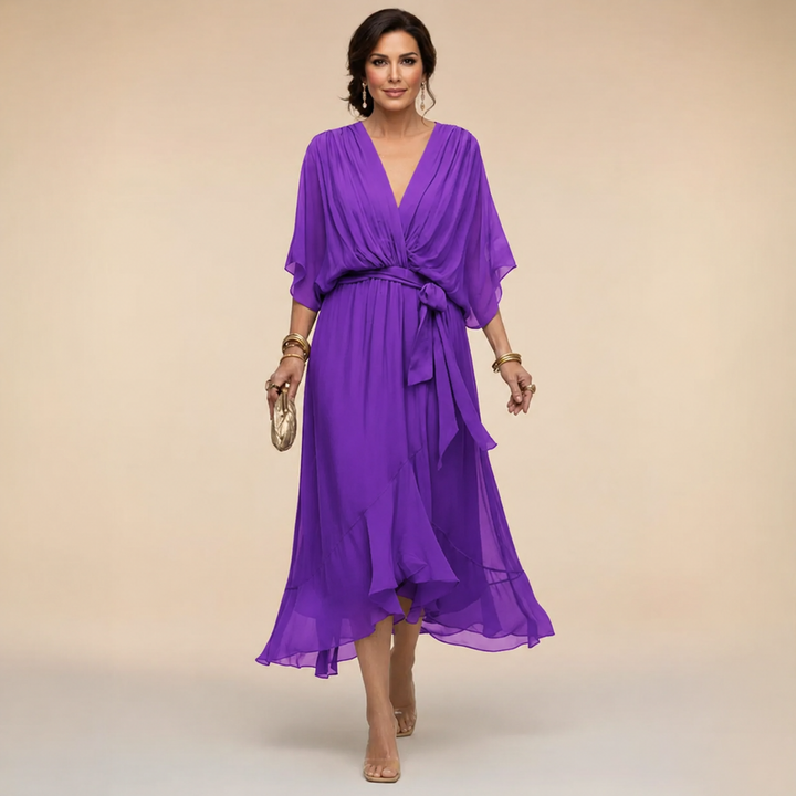 Elena V-Neck Dress