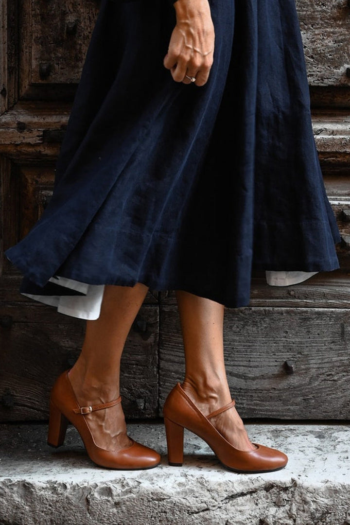 Adele Low-Heel Sandals