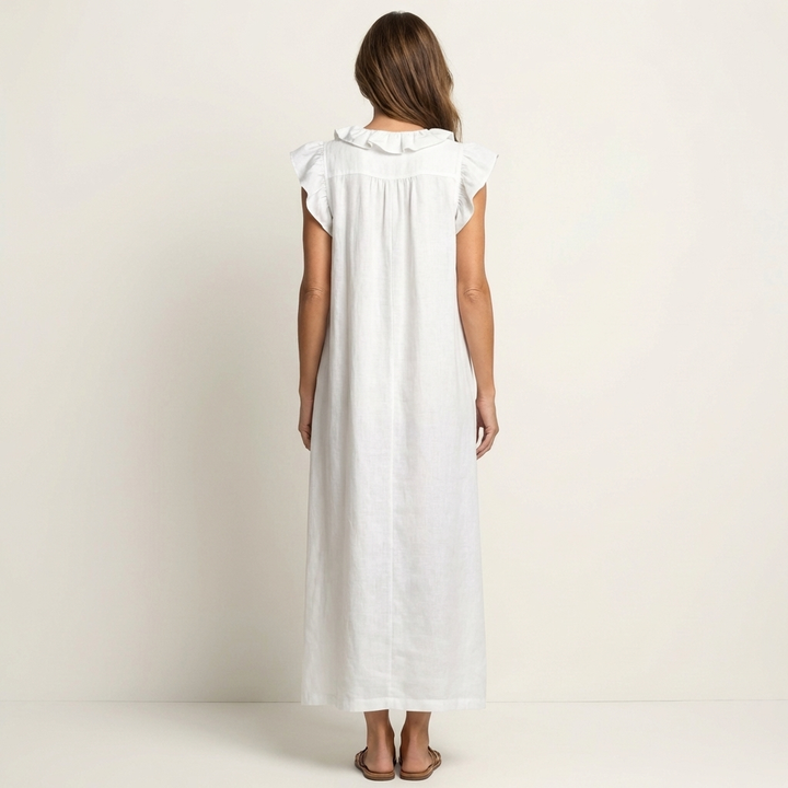 Elara V-Neck Maxi Dress