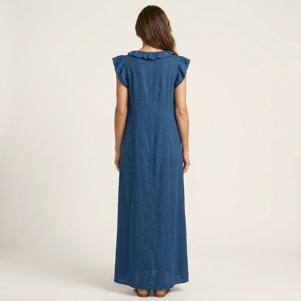 Elara V-Neck Maxi Dress