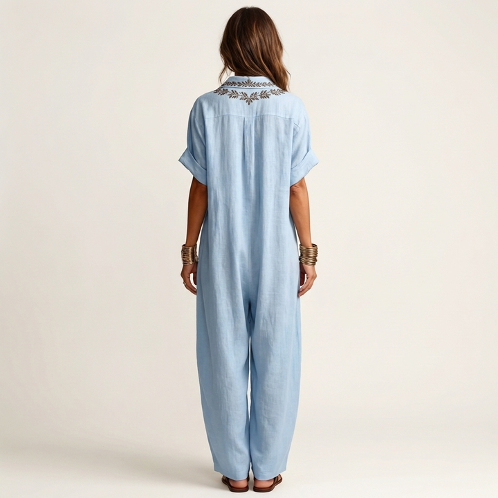 Rhea V-Neck Maxi Dress