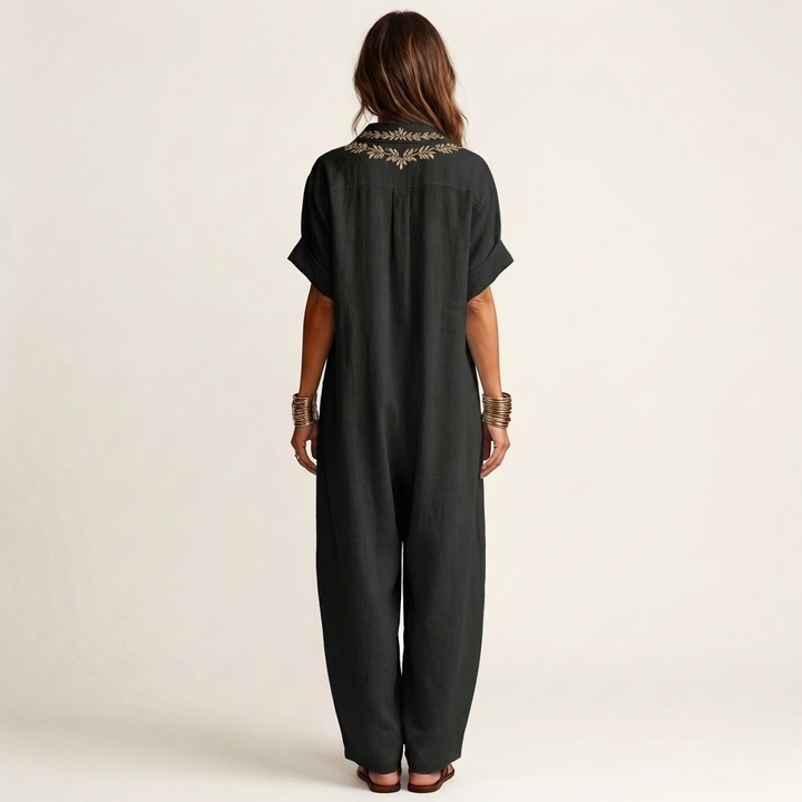 Rhea V-Neck Maxi Dress