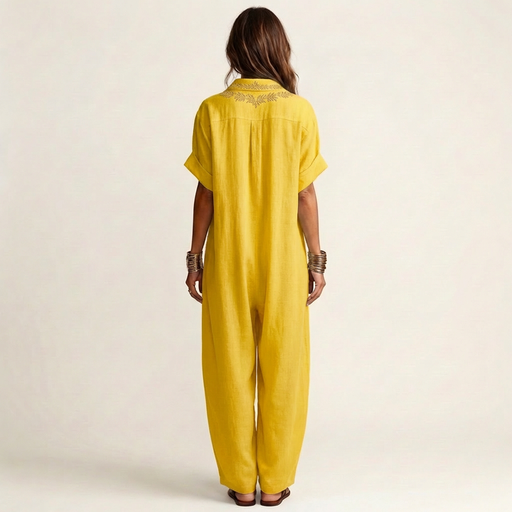 Rhea V-Neck Maxi Dress