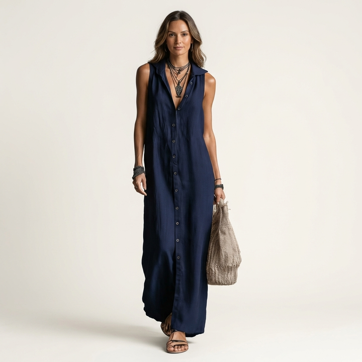 Elodie Hooded Maxi Dress