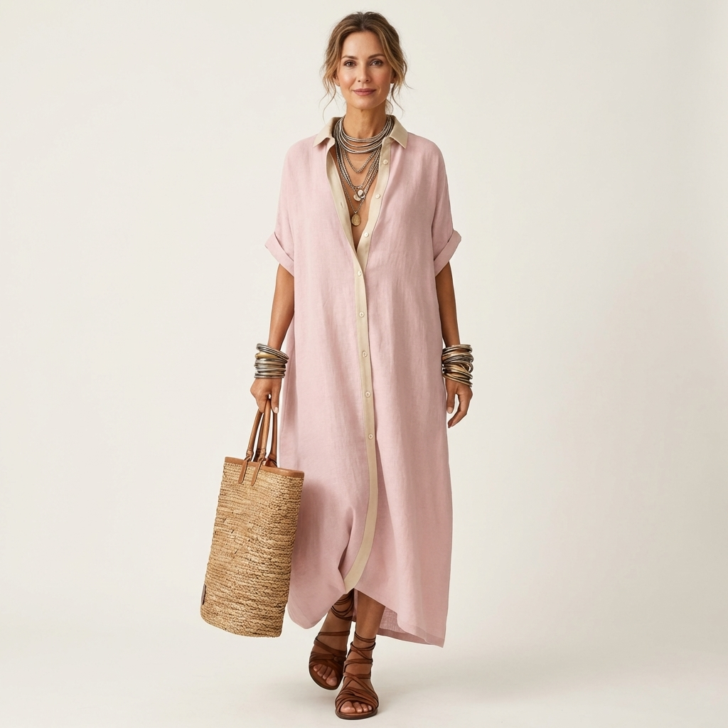 Clara Maxi Shirt Dress
