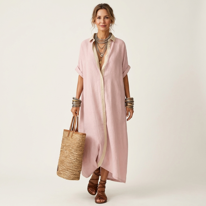 Clara Maxi Shirt Dress