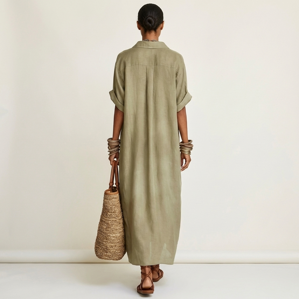 Clara Maxi Shirt Dress