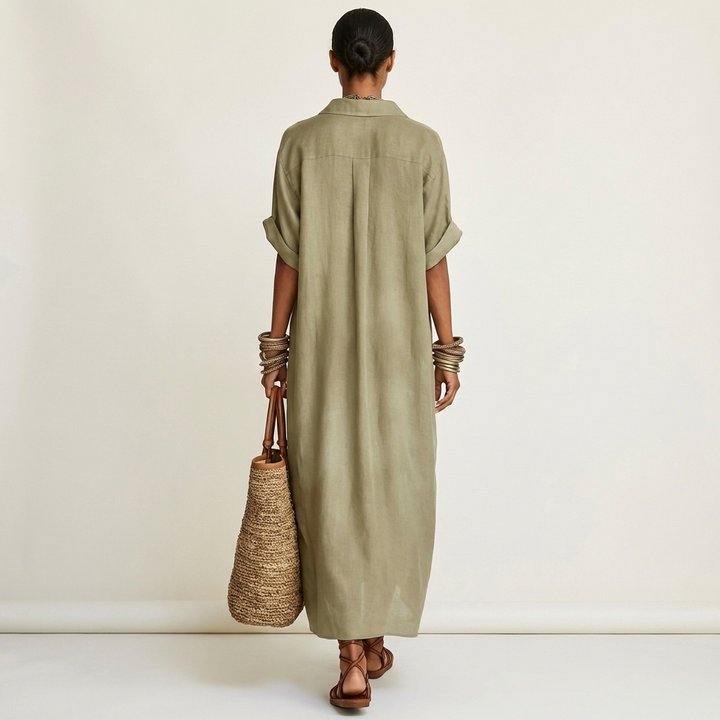 Clara Maxi Shirt Dress