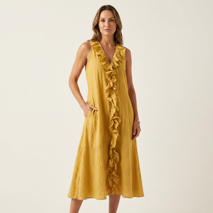 Esme Ruffle Maxi Dress