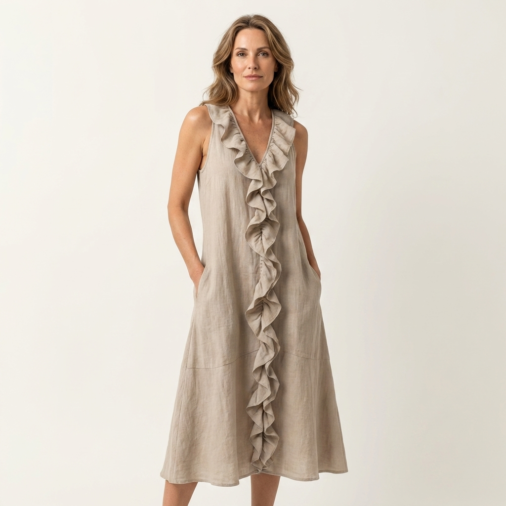 Esme Ruffle Maxi Dress