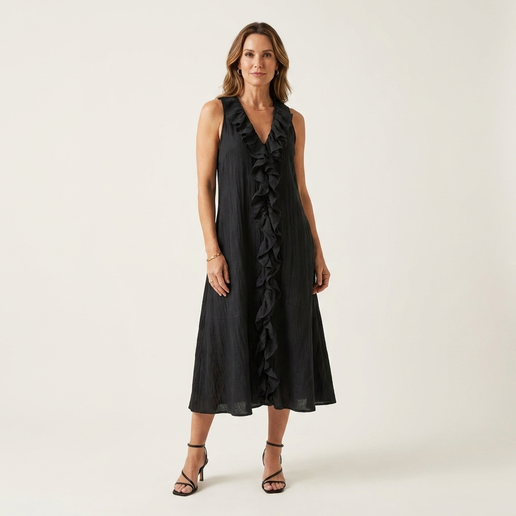 Esme Ruffle Maxi Dress