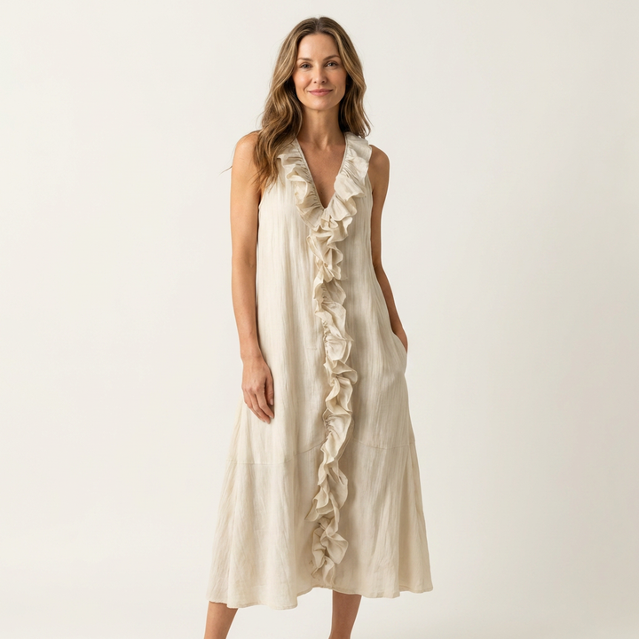 Esme Ruffle Maxi Dress