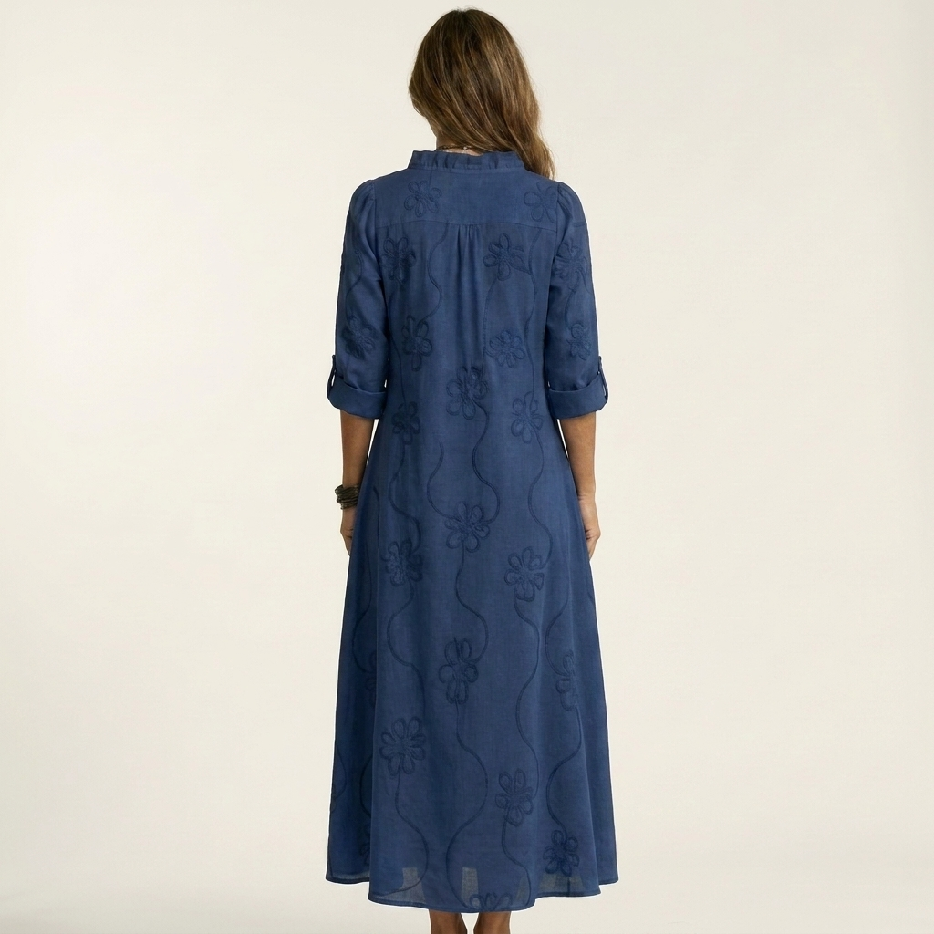 Kaia Embroidered Maxi Dress