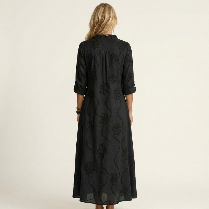 Kaia Embroidered Maxi Dress