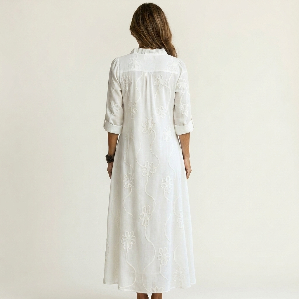 Kaia Embroidered Maxi Dress