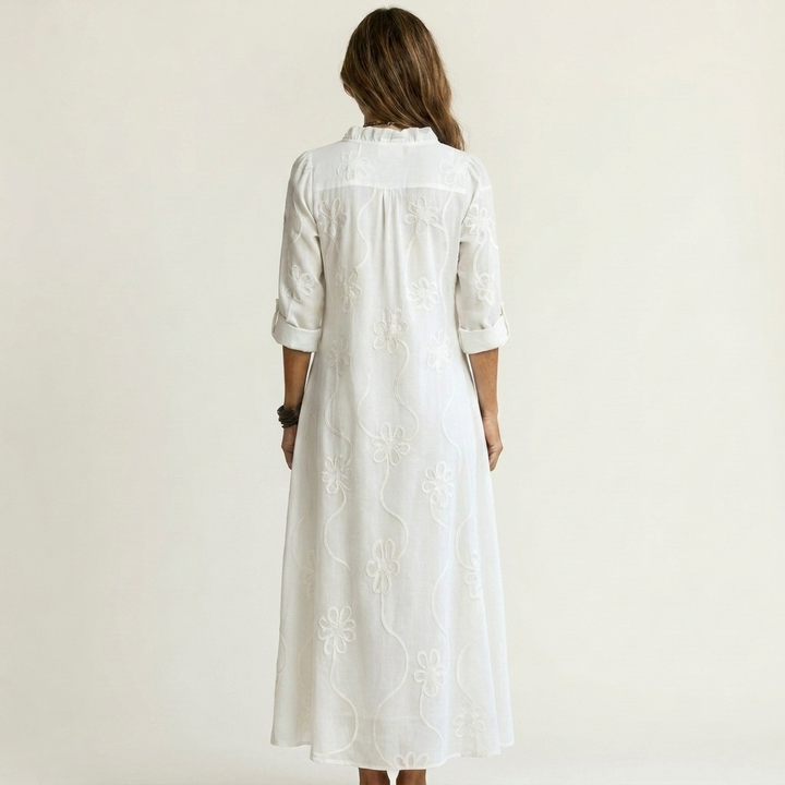 Kaia Embroidered Maxi Dress