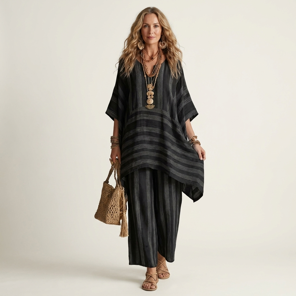 Mara Striped Matching Set