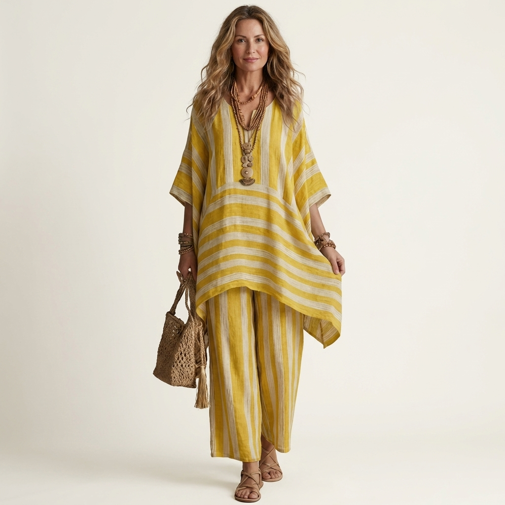 Mara Striped Matching Set