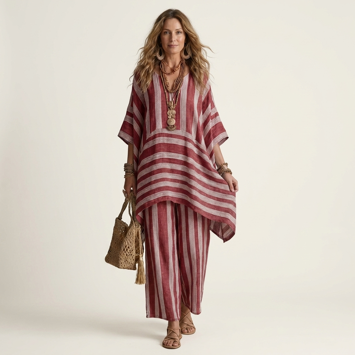 Mara Striped Matching Set