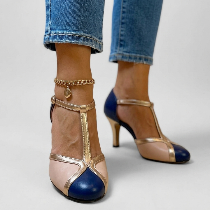 Celia T-Strap Heels