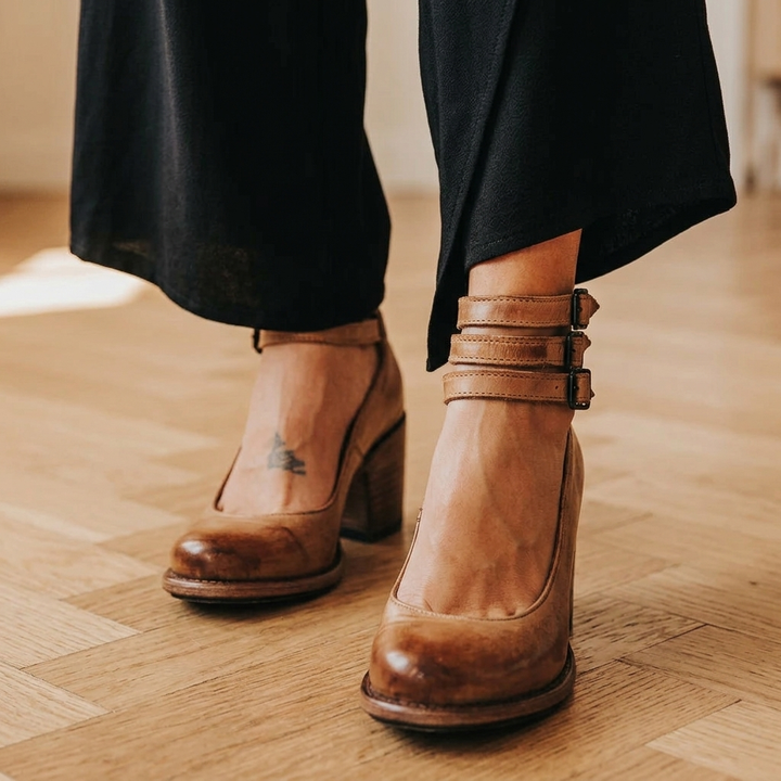 Sylvie Buckle Strap Sandals