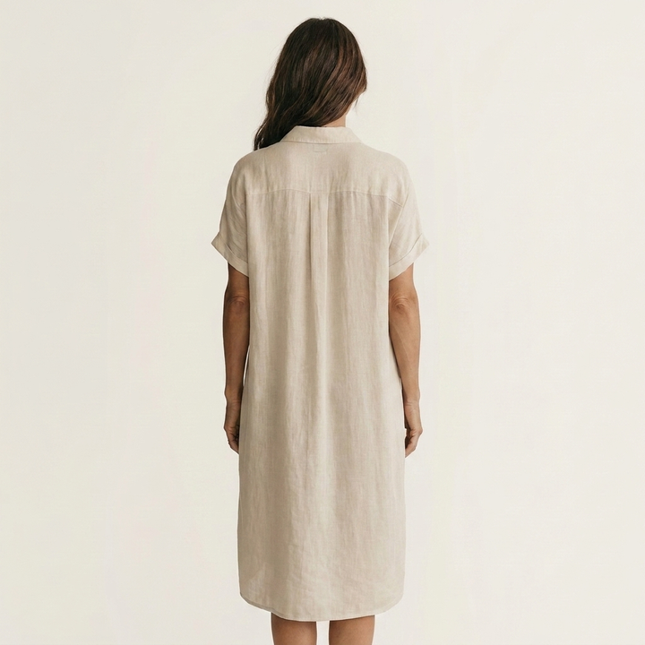 Elara Midi Shirt Dress