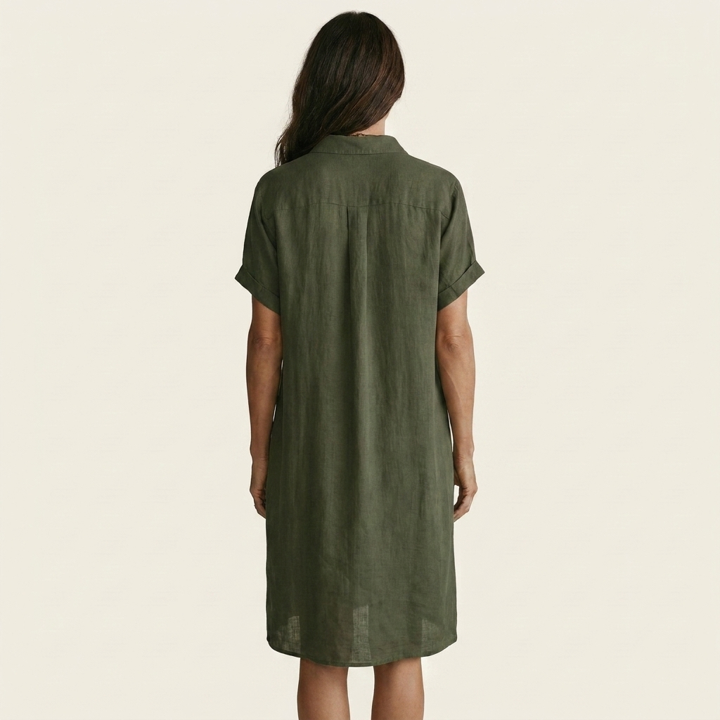 Elara Midi Shirt Dress