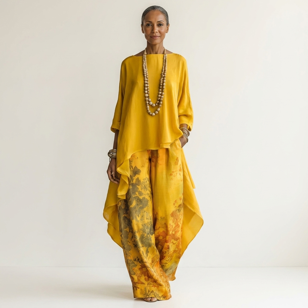 Mara Asymmetric Tunic Set