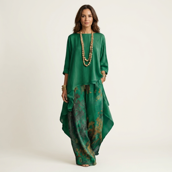 Mara Asymmetric Tunic Set