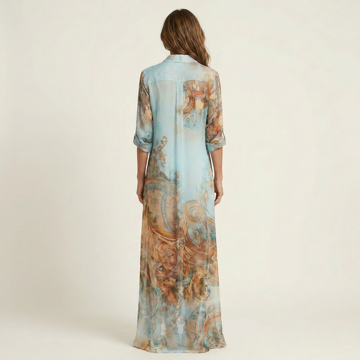 Vera Maxi Shirt Dress