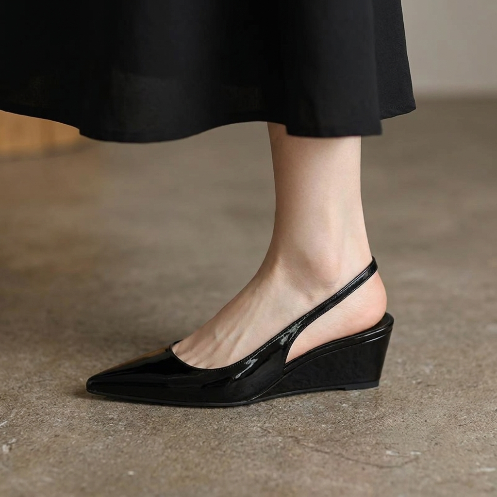 Isla Slingback Wedge Heels