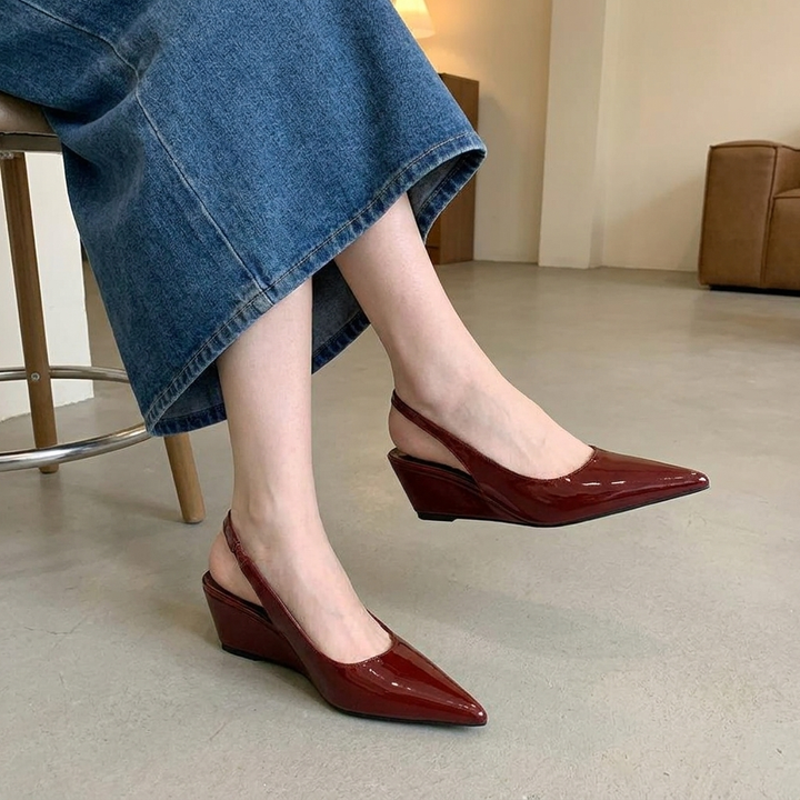 Isla Slingback Wedge Heels